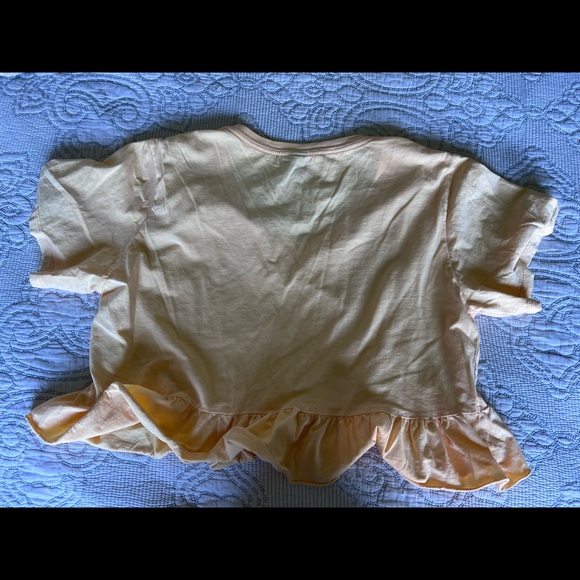 Peach peplum wild fable top size large - Picture 2 of 3